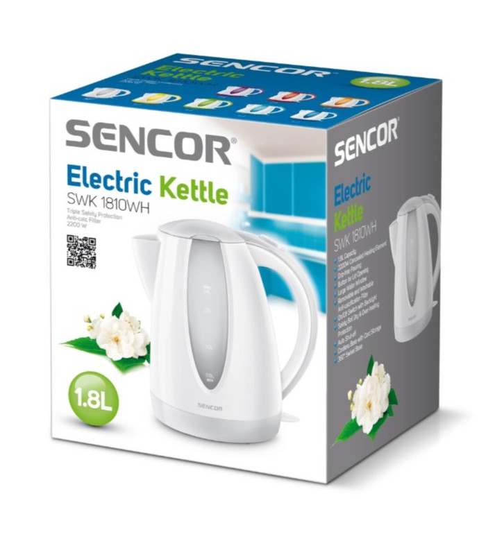 Rychlovarná konvice Sencor SWK 1810 - plastová, 1,8 l
