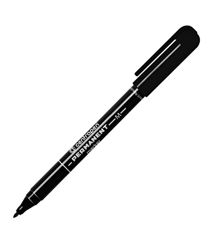 Permanentní popisovač Centropen 2846 - kulatý hrot, černý