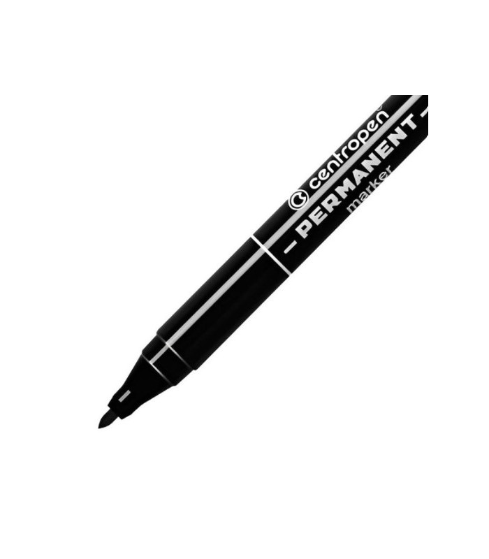 Permanentní popisovač Centropen 2846 - kulatý hrot, černý