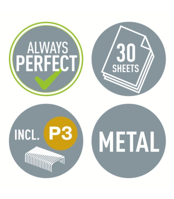 Sešívačka Leitz NeXXt 5502 WOW - 30 listů, perleťově bílá