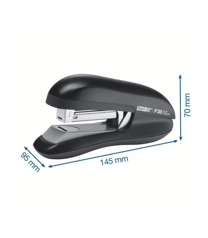 Sešívačka Rapid F30 - 30 listů, ploché sešívání, bílá