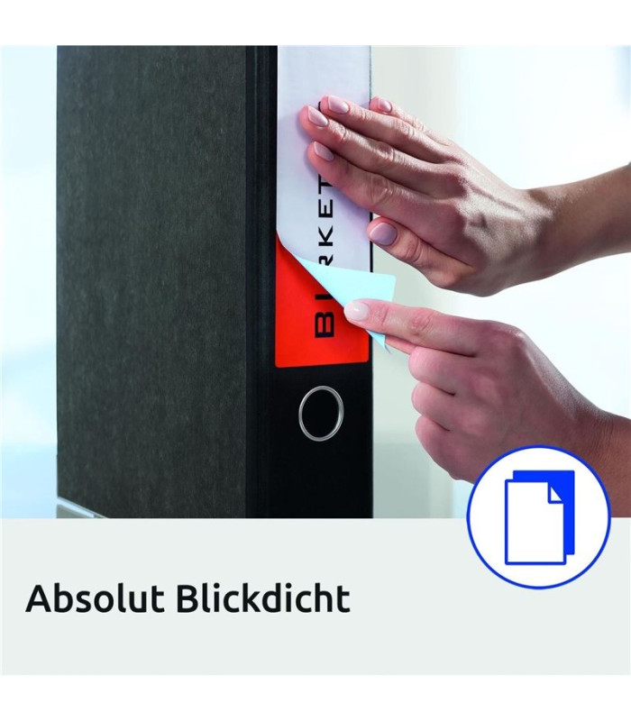 Etikety na pořadače Avery Zweckform - žluté, 192 x 61 mm, 80 ks