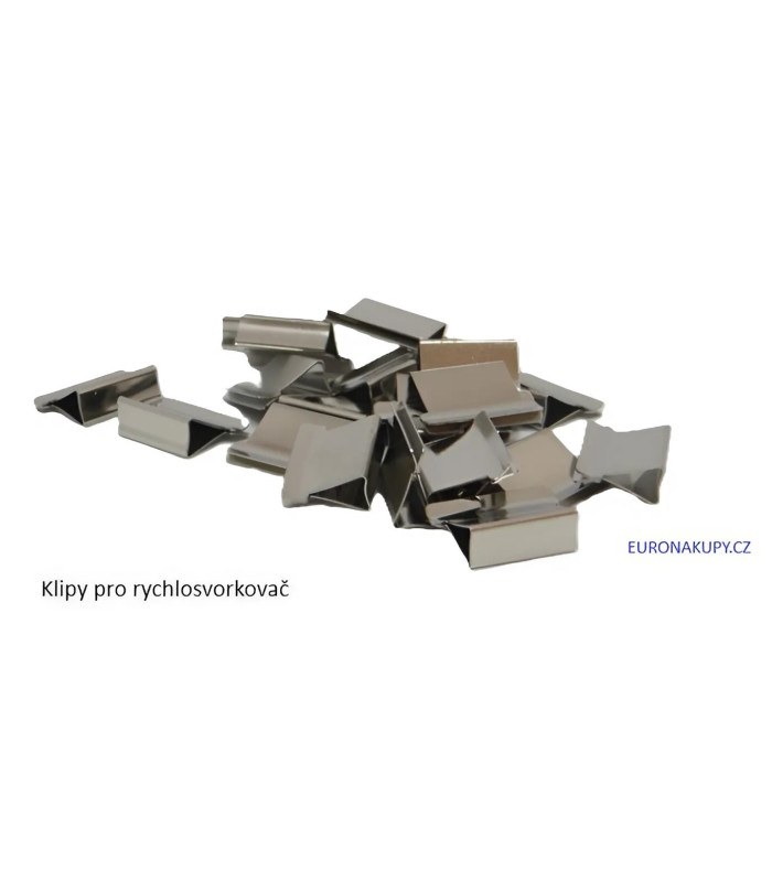 Klipy pro rychlosvorkovač - 15 mm, 50 ks