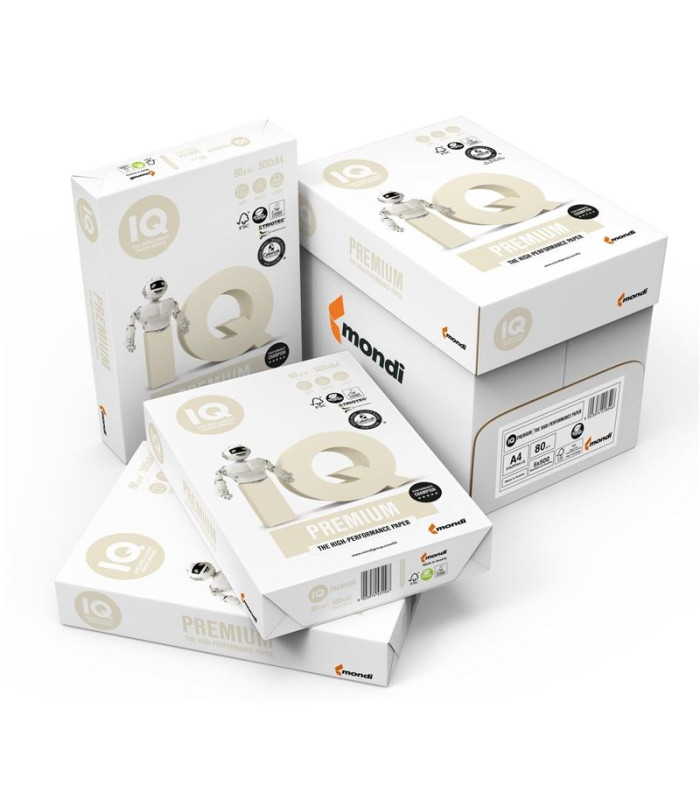 Kancelářský papír IQ Premium A3 - 80 g/m2, CIE 170, 500 listů