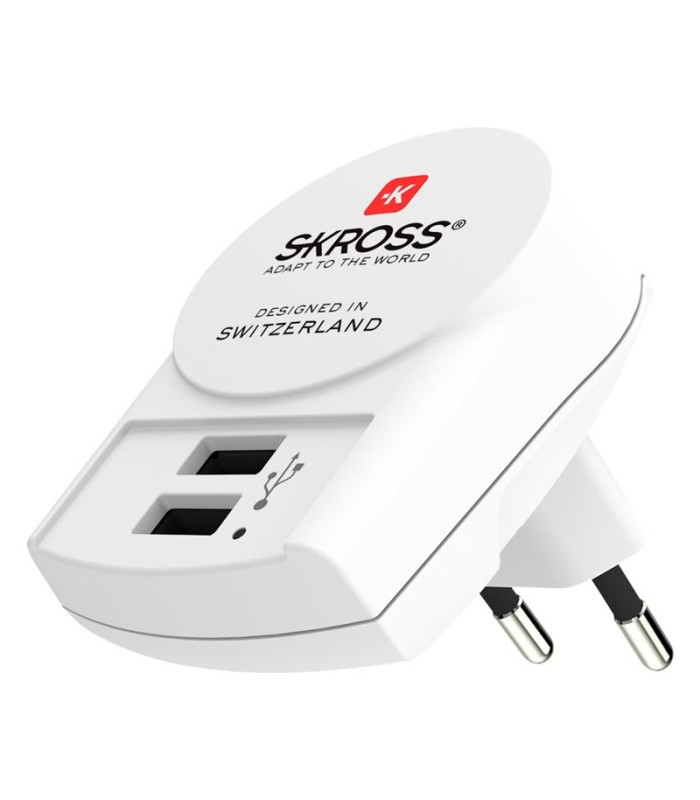 Nabíjecí adaptér Skross SWITZERLAND - 2 USB výstupy