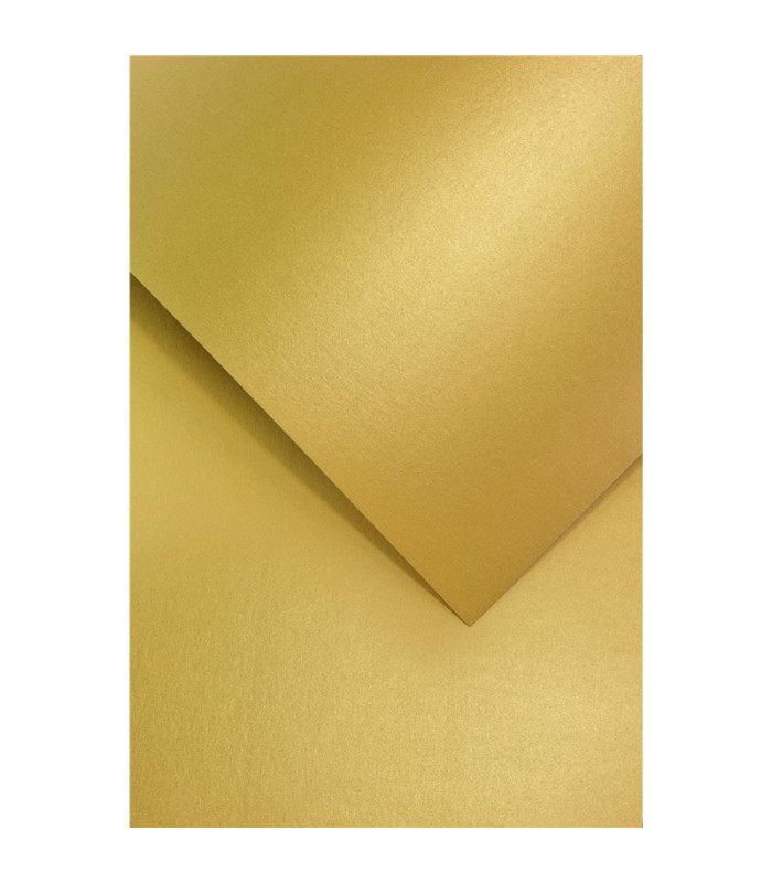 Ozdobný papír A4 Iceland - 220 g/m2, antik zlatý, 20 listů