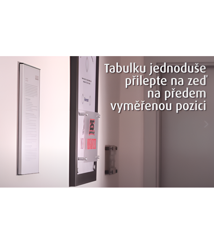 Nástěnné značení DeSign A5, 21,3 x 15,4 cm (š x v)