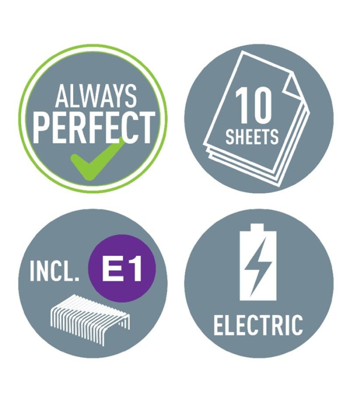 Elektrická sešívačka Leitz NeXXt 5566 - 10 listů, bílá