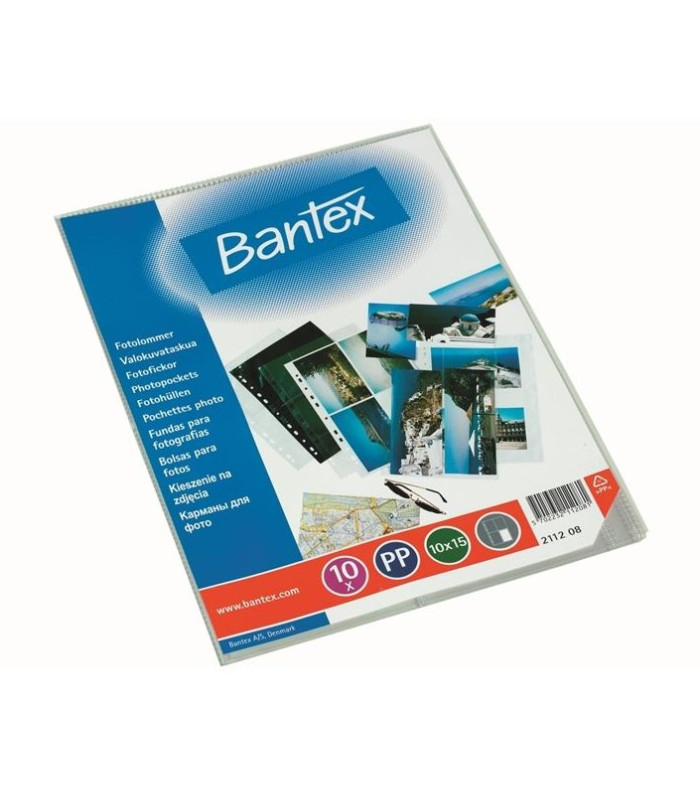 Euroobaly na fotografie 10 x 15 cm Bantex - A4, 100 mic, 10 ks