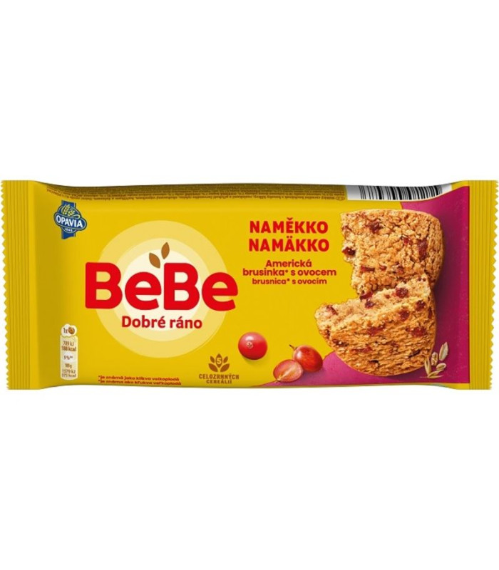 BeBe Dobré ráno NaMěkko - brusinka s ovocem, 50 g