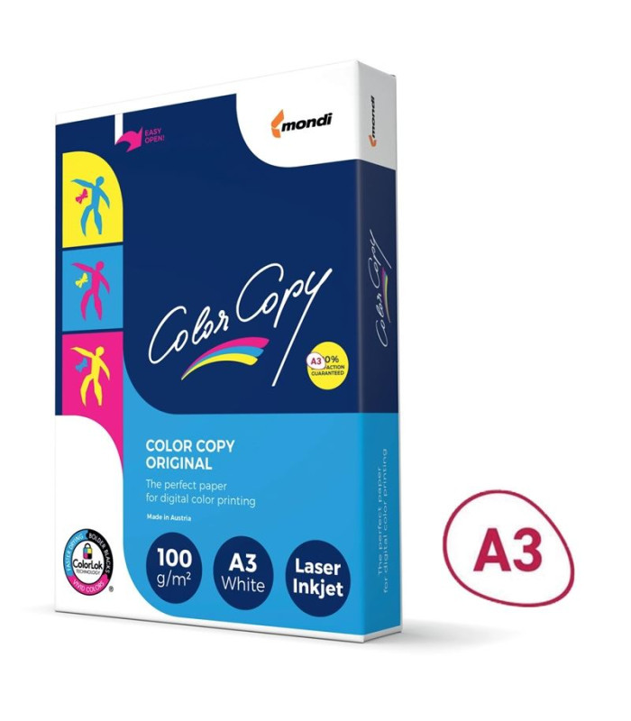 Kancelářský papír Color Copy A3 - 100 g/m2, CIE 161, 500 listů