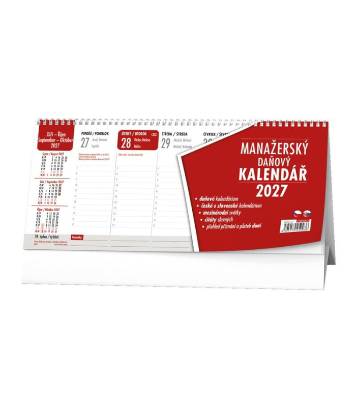 Stolní kalendář - Manažerský daňový